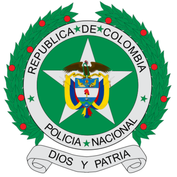 coat of arms of colombian national police